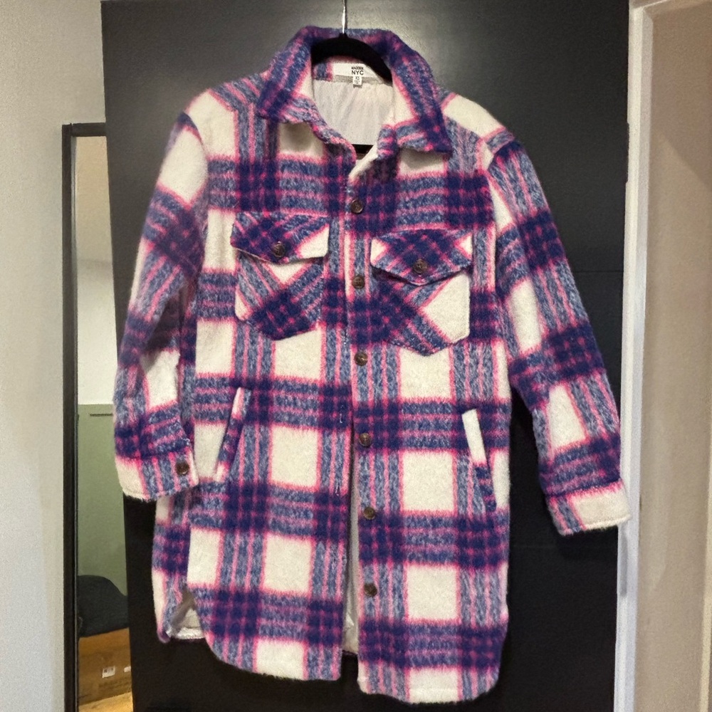 Madden NYC Plaid Shacket